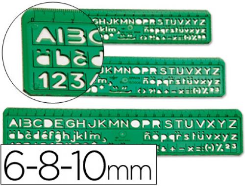 Escantilhao escolar 6, 8 e 10 mm , Branca , 5088 , 8413237501240